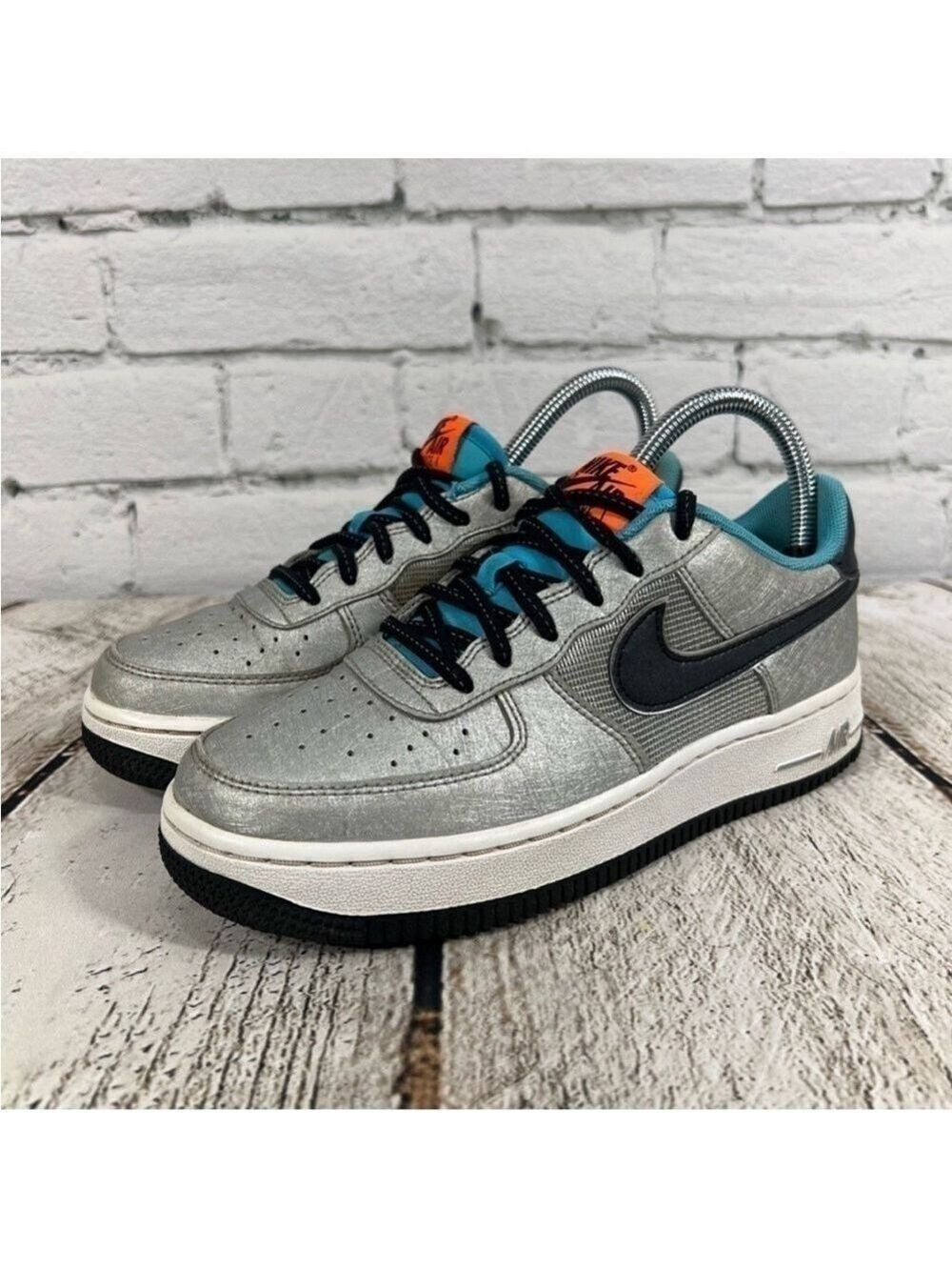 Nike Air Force 1 Low Sky 'Space to Dream' Sneaker Size 4 Y - Picture 2 of 9